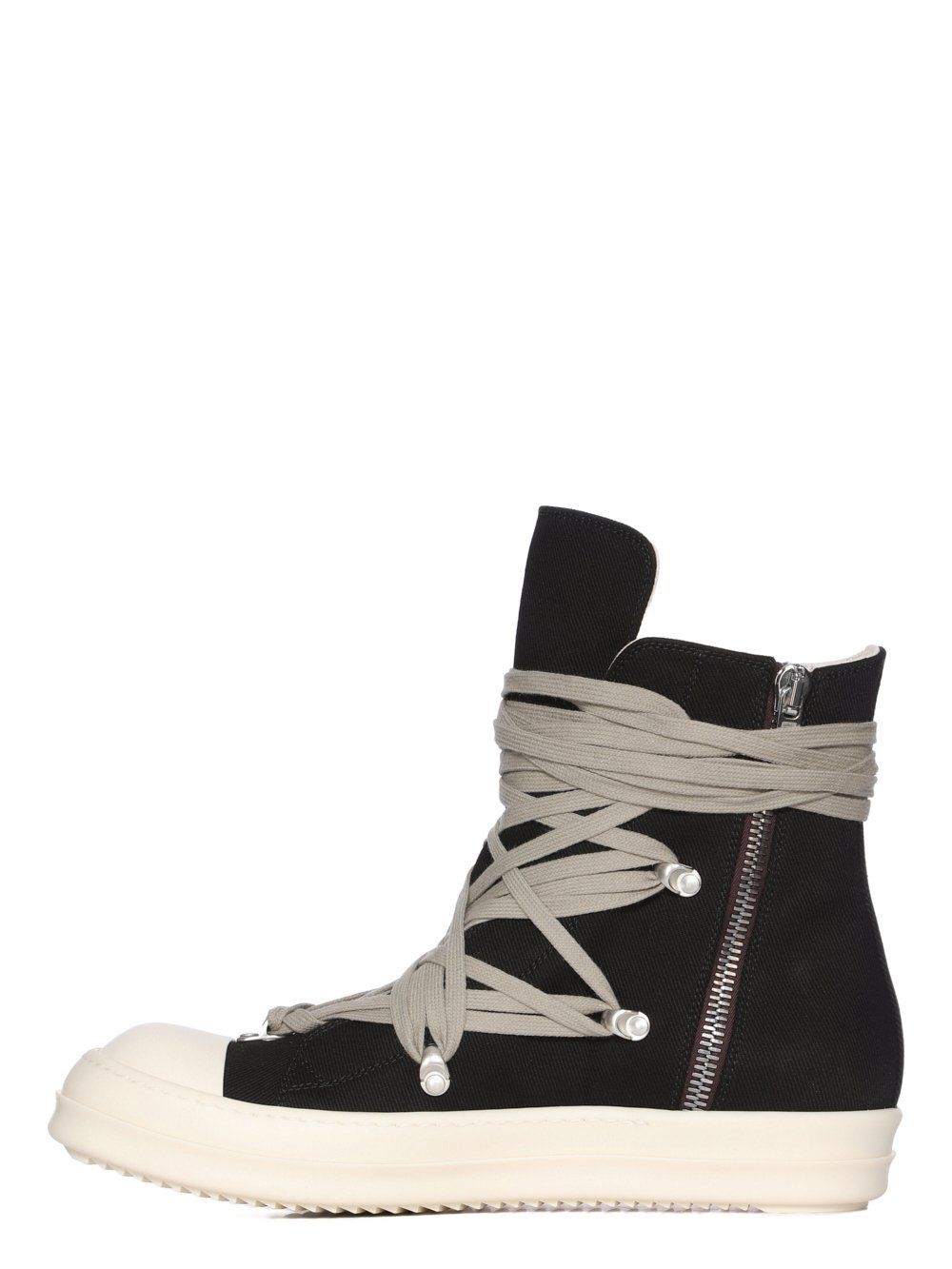 【25AW】メガレース ハイカット スニーカー / MEGALACE SNEAKS / ブラック