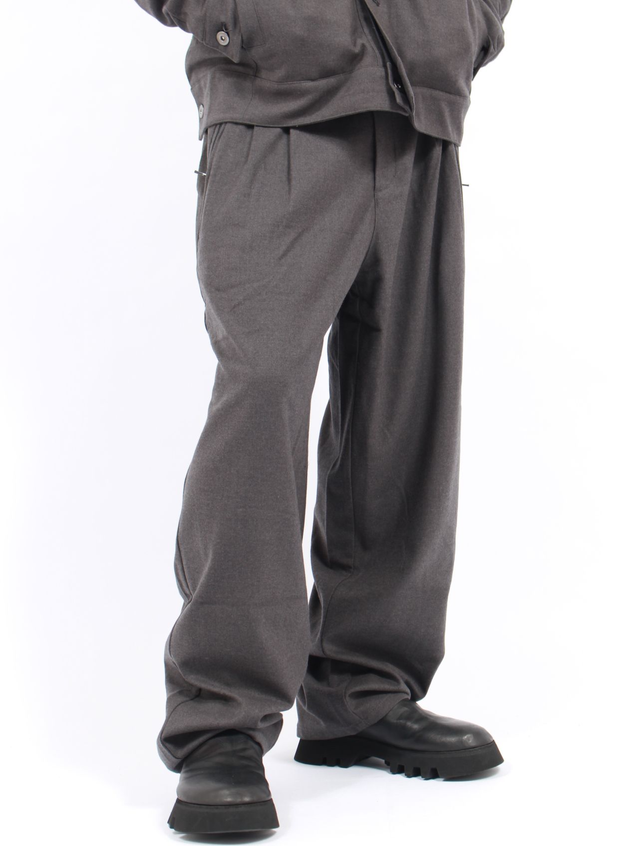 パンツ sansangear 23fw c-c pants SAN SAN GEAR] 23FW ZIPPER PANTS CHARCOAL 正規品 韓国ブランド