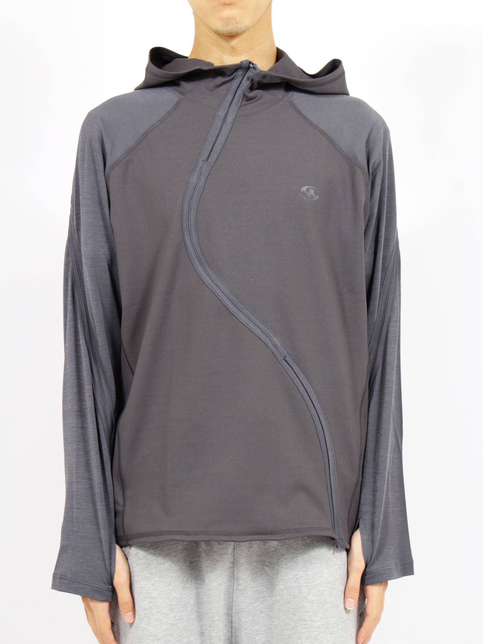 【26SS】ウェーブ ロング スリーブ / WAVE LONG SLEEVE / ブルー チャコール