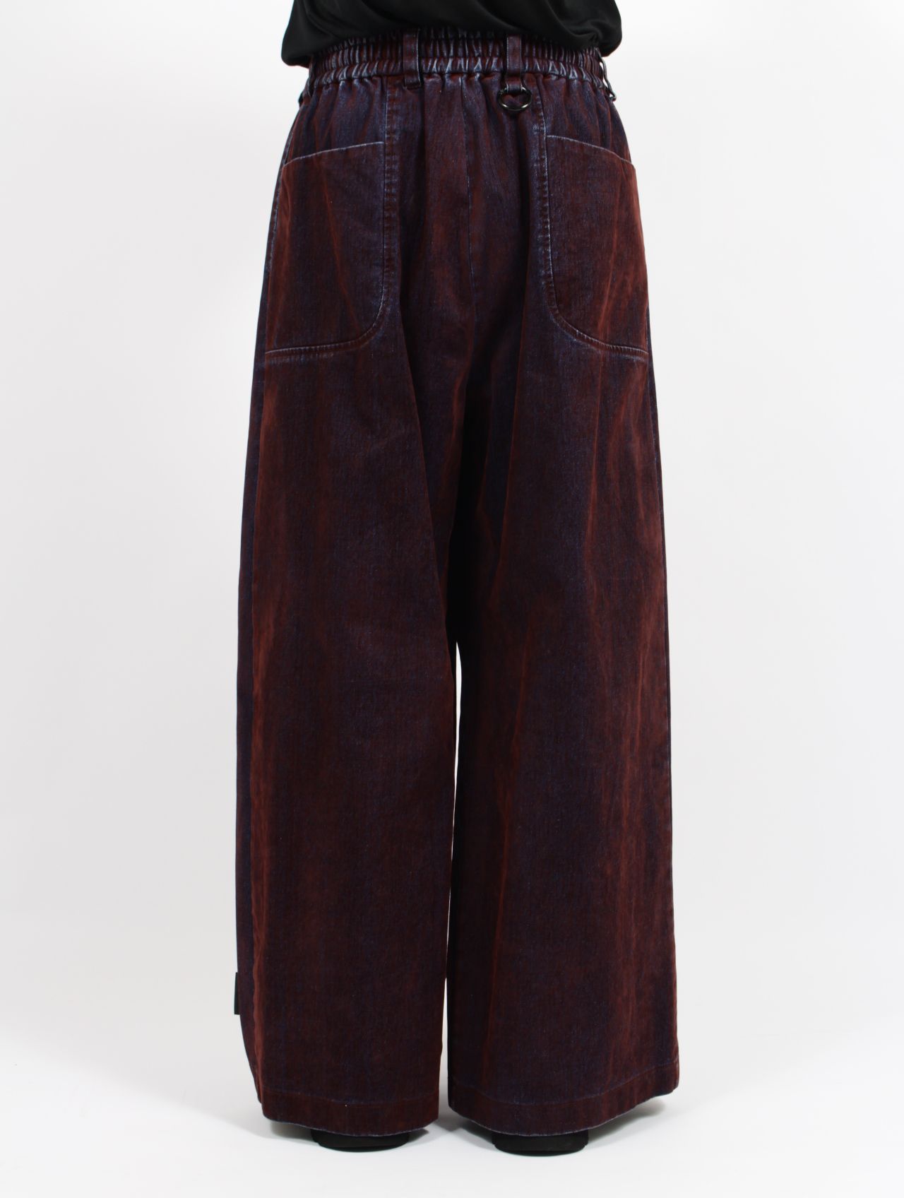 【26SS】 カバード デニム トラウザーズ / COVERD DENIM TROUSERS / ブラウン