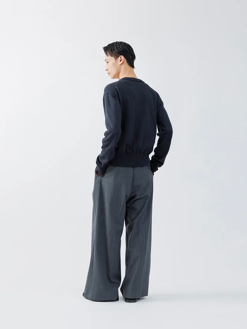 【26AW】コンパクト ライナー カーディガン / COMPACT LINER CARDIGAN .16 / チャコール