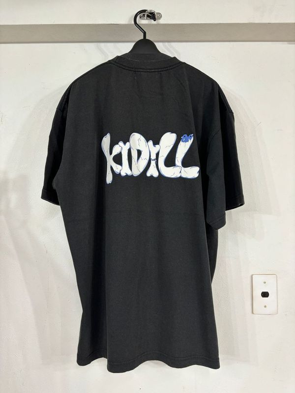 【25SS】ロリータ ガール Tシャツ ハード ウォッシュ アートワーク バイ カエ タナカ / LOLITA GIRL T-SHIRT HARD WASH ARTWORK BY KAE TANAKA / ウォッシュ ブラック