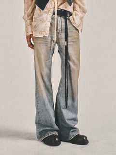 【27SS】モデスト 5ポケット リラックスフレアパンツ / MODEST 5-POCKETS RELAXED FLARED TROUSERS / スカイ ブルー