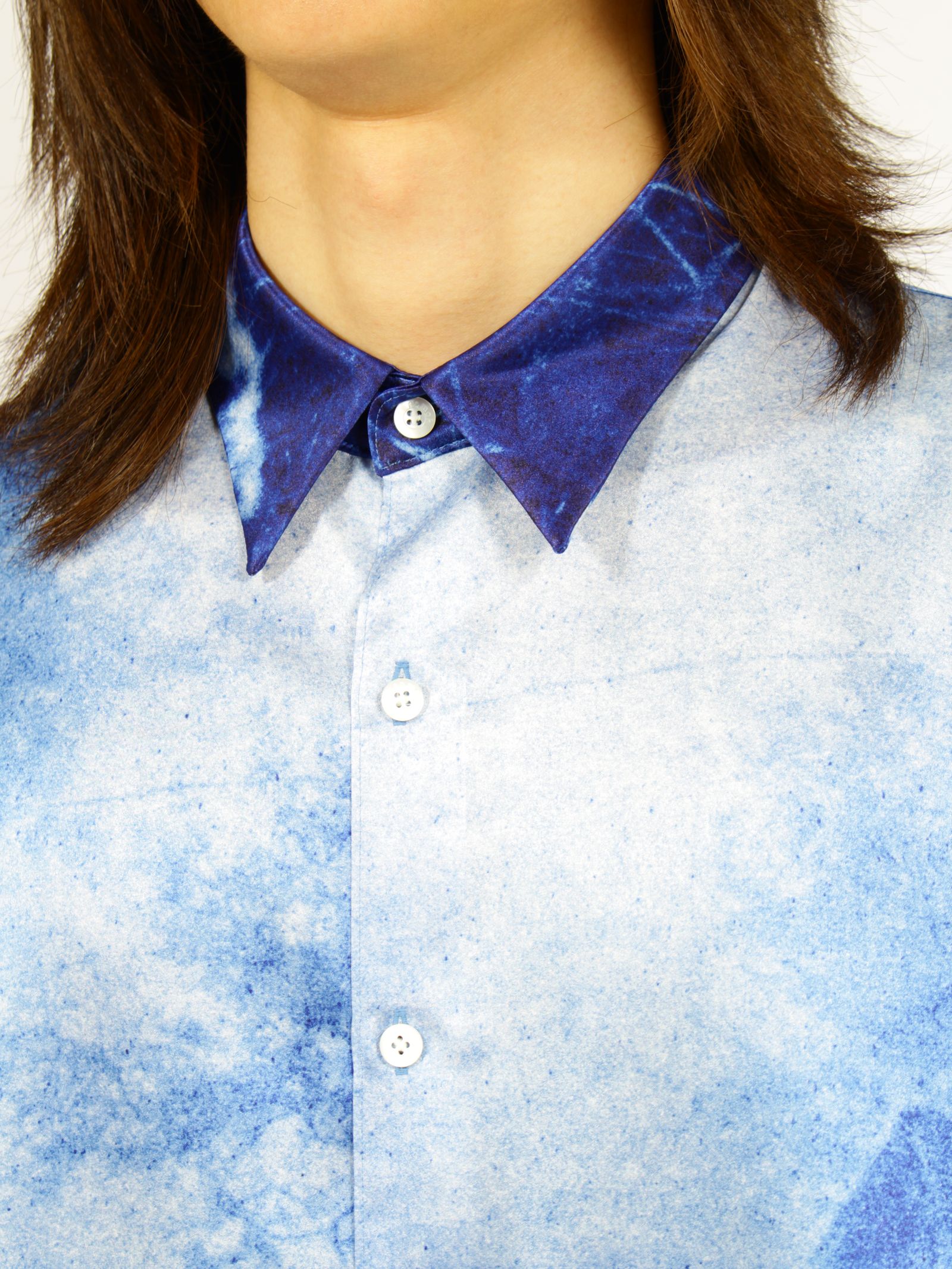 【26SS】ティム・バーバー フォトグラフ シャツ 長袖 / TIM BARBER PHOTOGRAPH SHIRT / ブルー