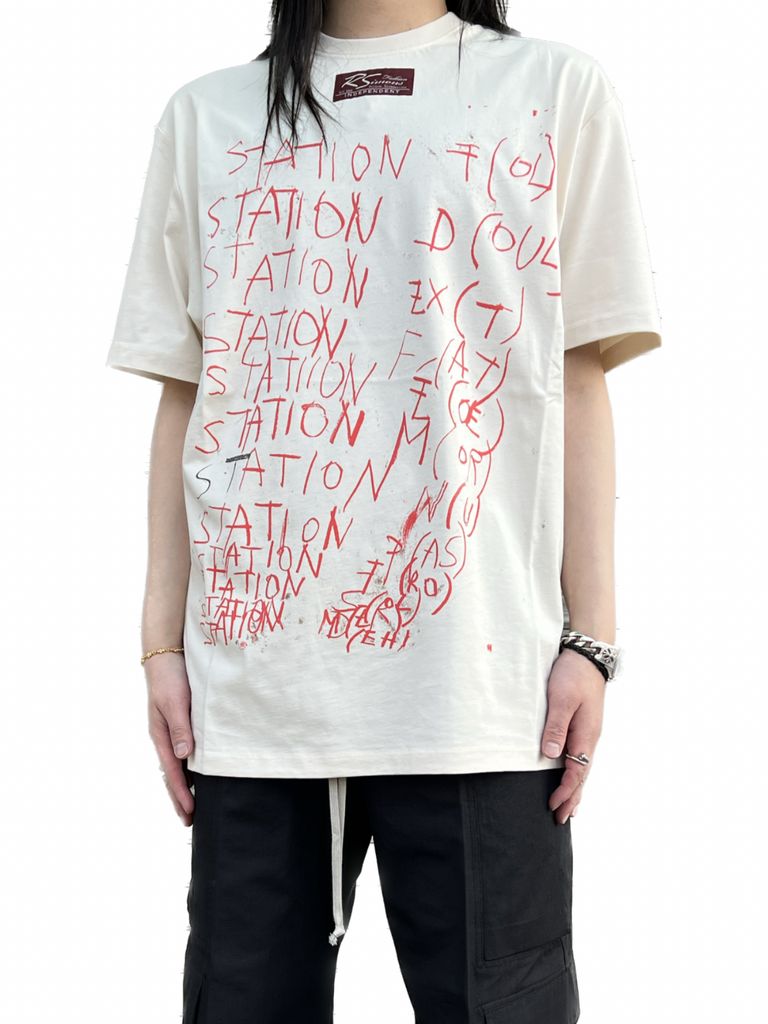 RAF SIMONS - 【23SS】STATION グラフィック オーバーサイズ T