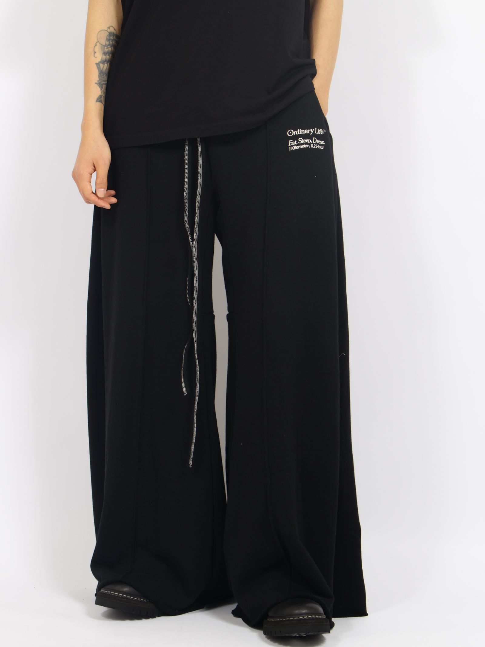 【定番】オーディナリー ホーム パンタロン スウェット パンツ / ORDINARY HOME PANTALON / ブラック