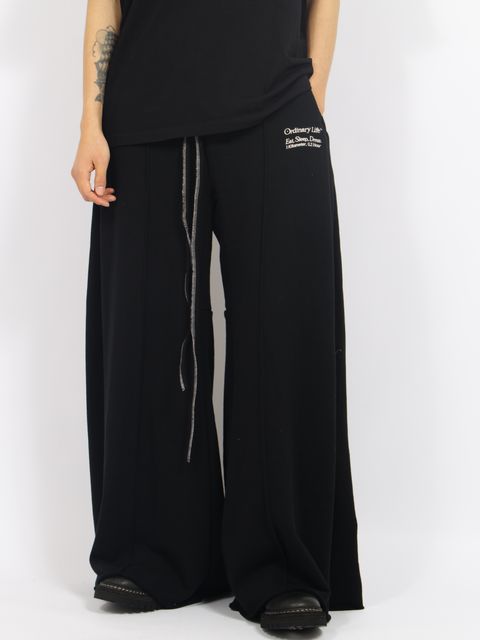 【定番】オーディナリー ホーム パンタロン スウェット パンツ / ORDINARY HOME PANTALON / ブラック