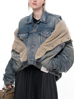 【26AW】 シフテッド レイヤード デニム ジャケット / SHIFTED LAYERED DENIM JACKET / インディゴ