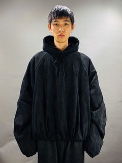 【25AW】リバーシブル フーディー パーカー / REVERSIBLE HOODIE / ブラック