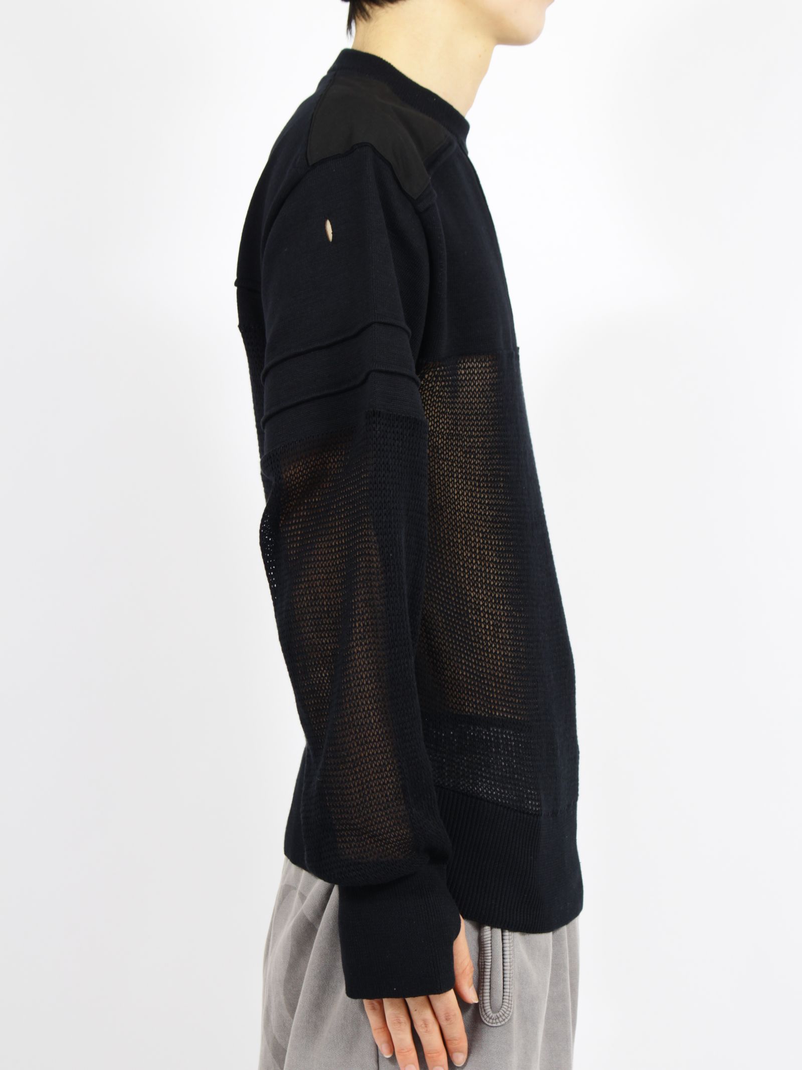 【26SS】ファング ニット / FANG KNIT / ブラック