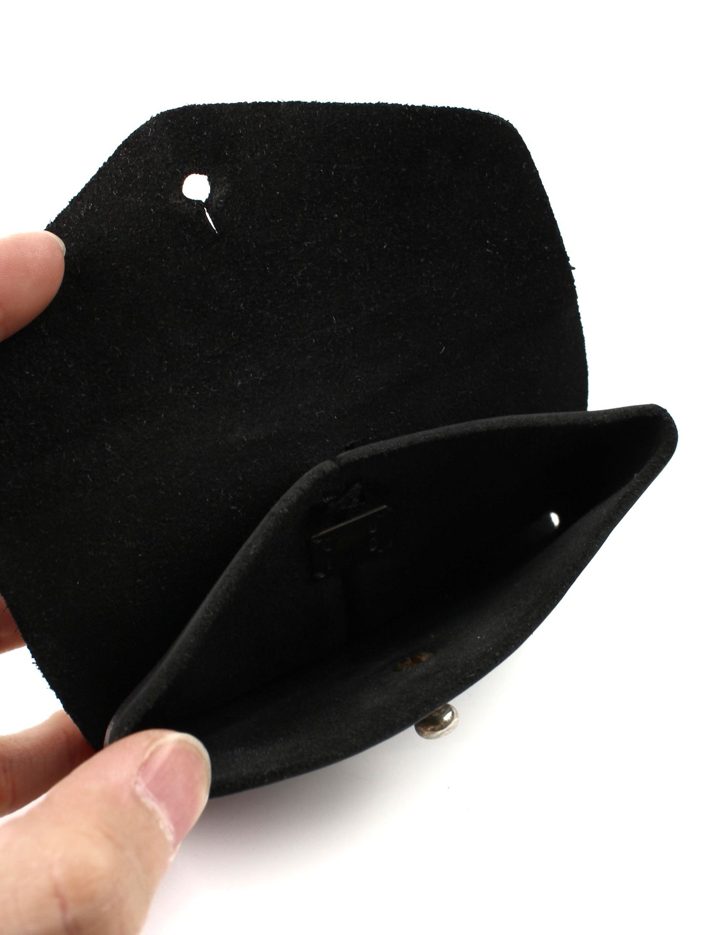 【EN01】牛革 カウレザー コインケース / COIN POCKET / ブラック