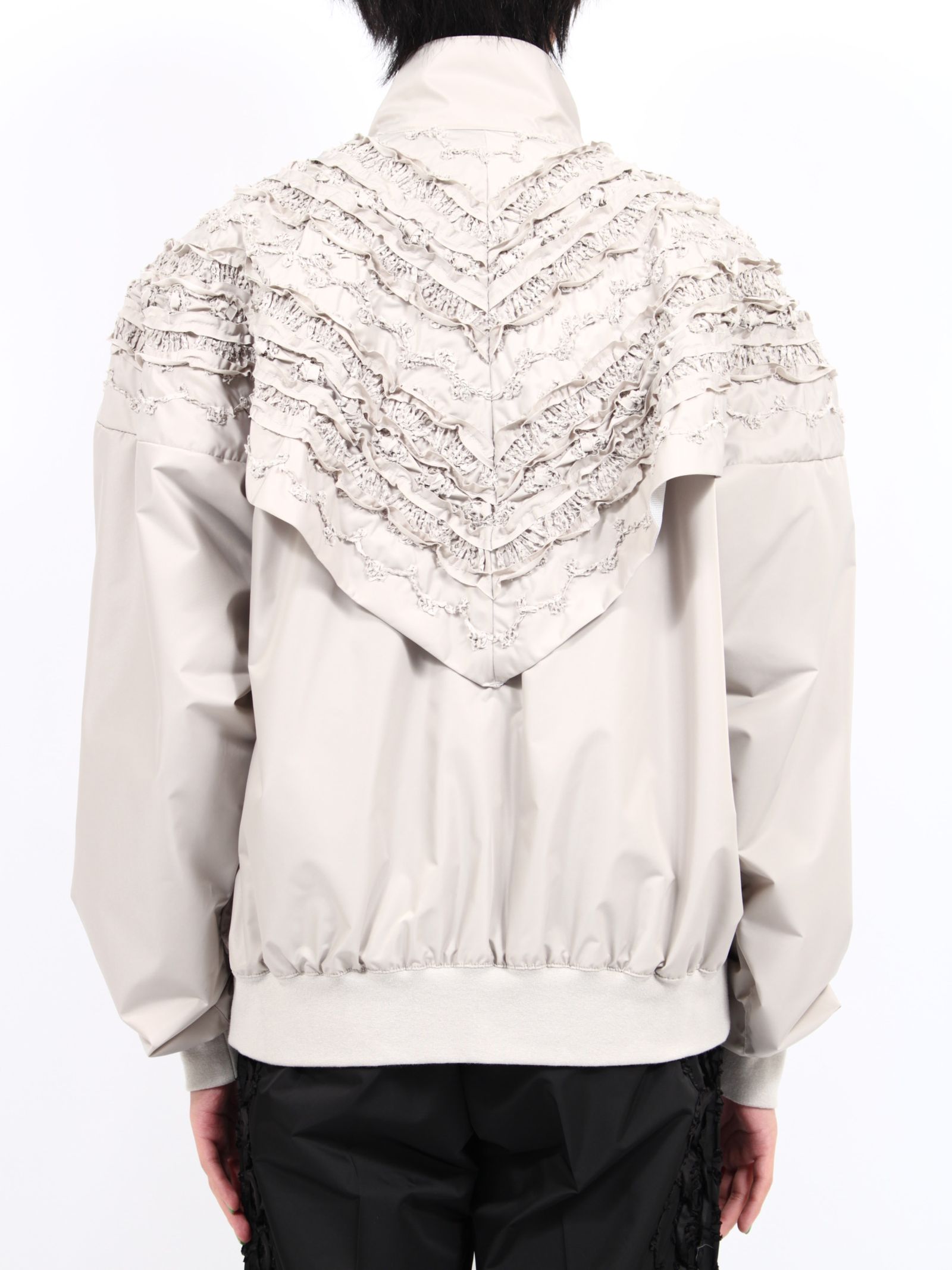 【25SS】シャーリング ドックイヤー ジャケット / SHIRRING DOG-EAR JACKET / ベージュ