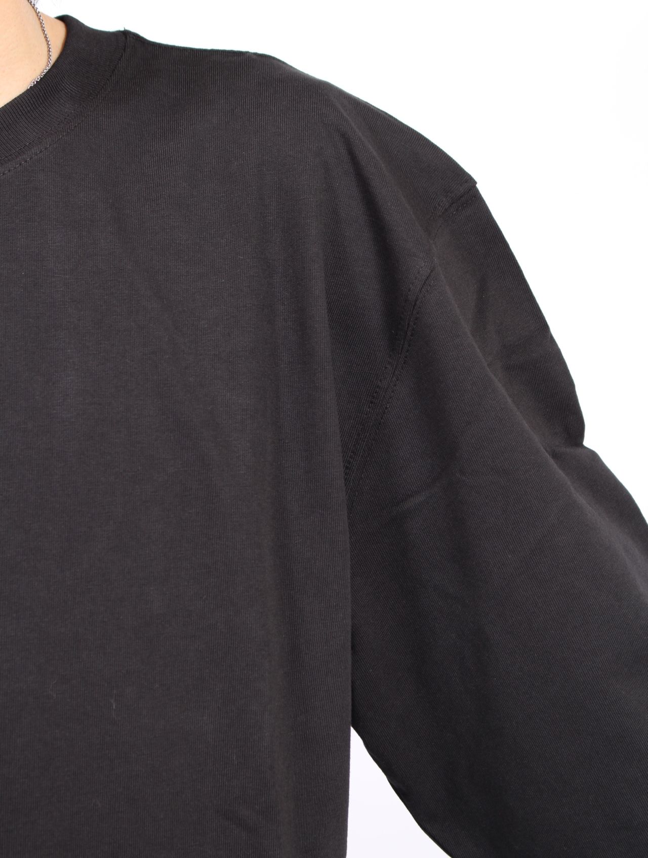 【25AW】TC ベーシック ロングスリーブ Tシャツ / TC BASIC LONG-SLEEVE / ブラック