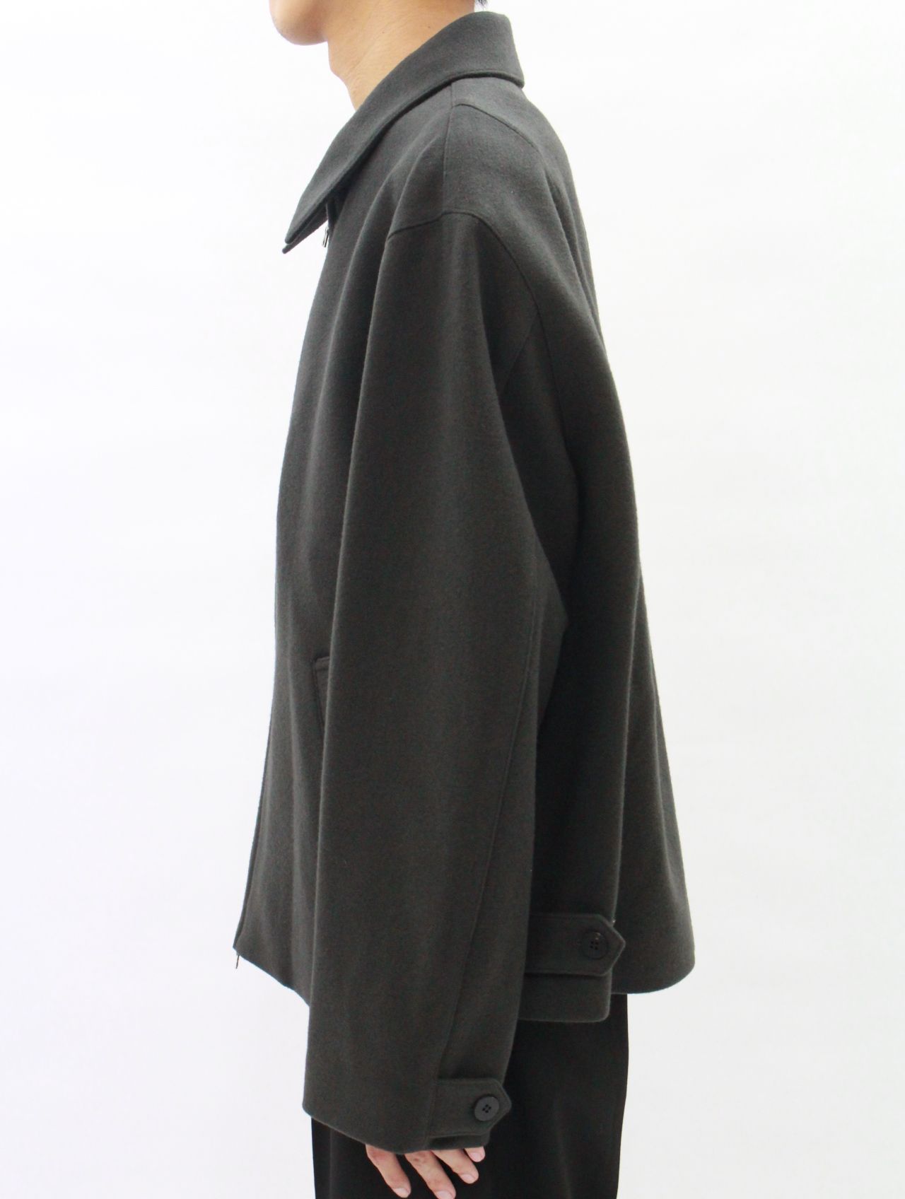 【25AW】ゼン モッサー ウール ブルゾン / ZEN MOSSER WOOL BLOUSON / ペッパーコーン