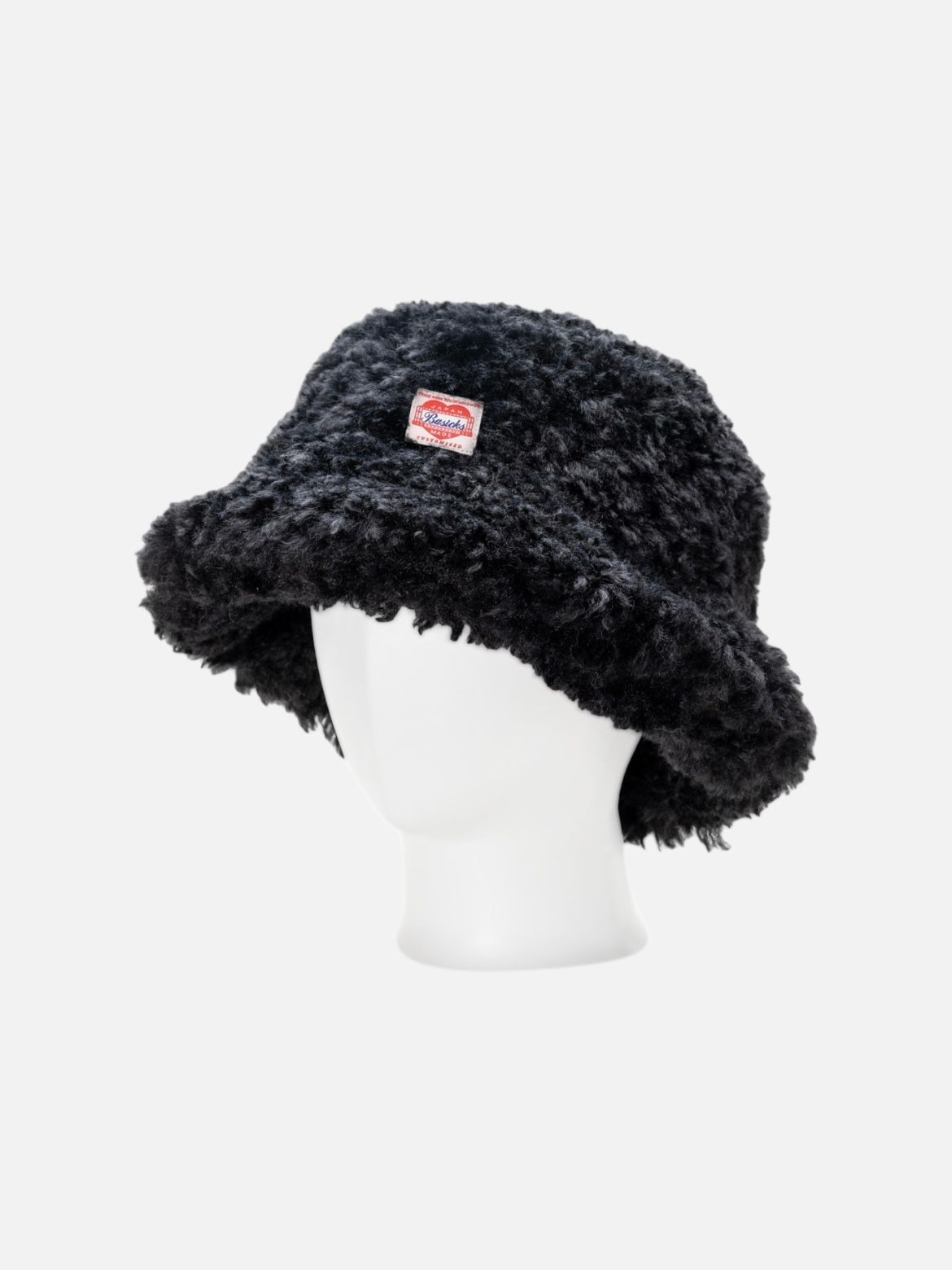 【24AW】フェイク ファー ビッグ バケット ハット / FAUX FUR BIG BUCKET HAT / ブラック
