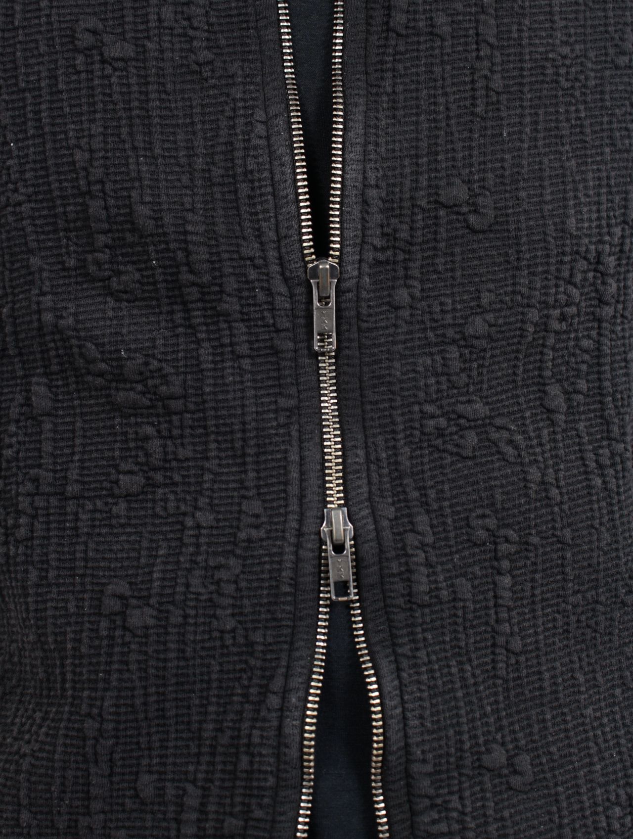 【25AW】LYRA ZIP CARDIGAN / リラジップ カーディガン / FADED BLACK(ブラック)
