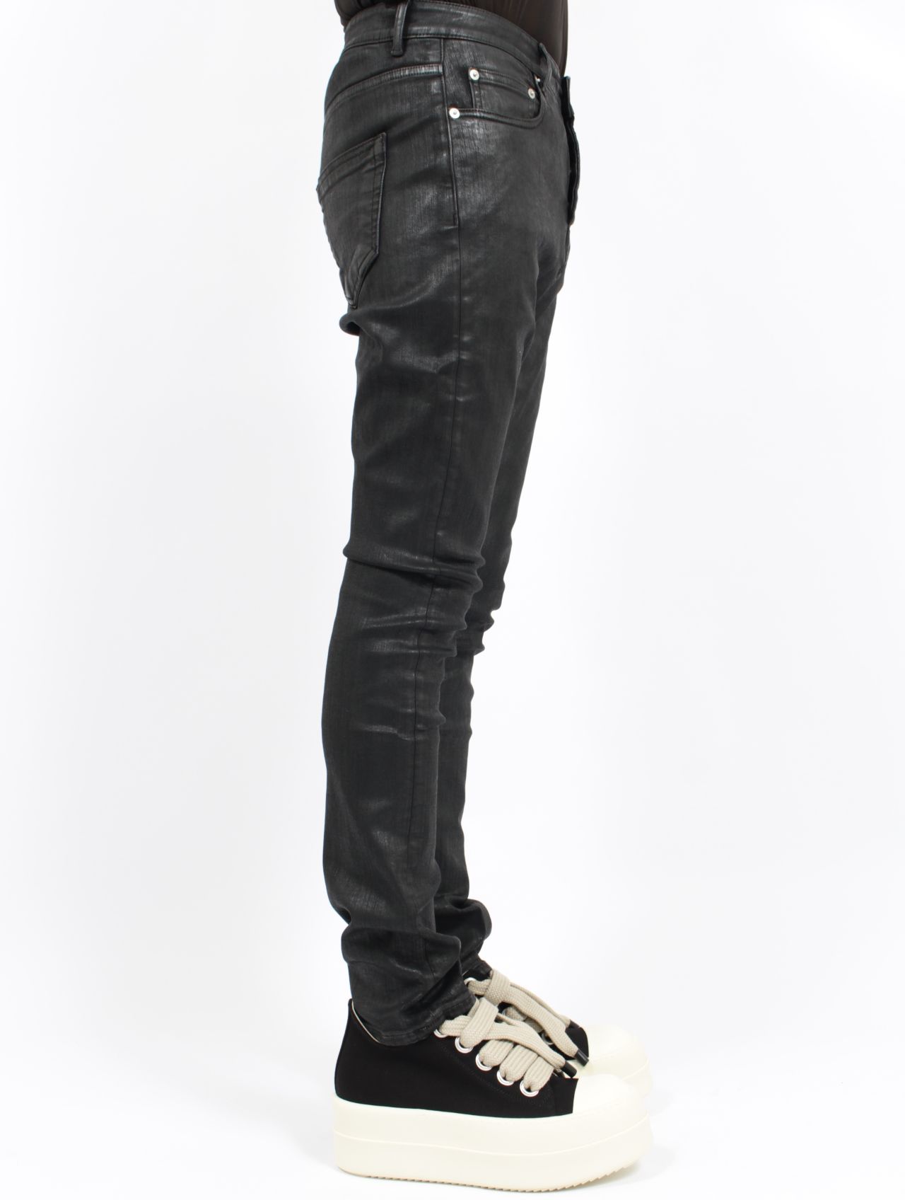【26SS】デトロイト カット デニム パンツ テーパード パンツ / DETROIT CUT / ブラック