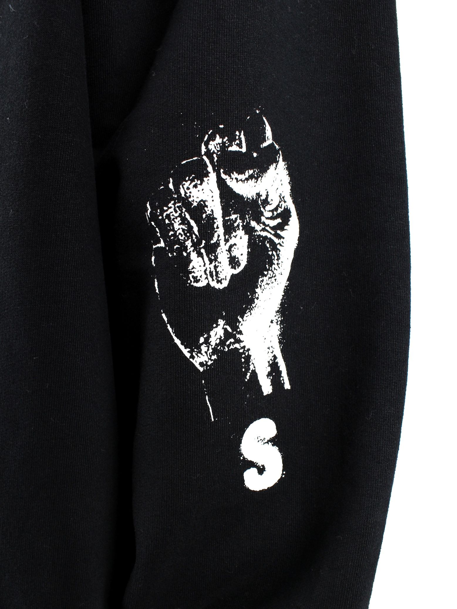 RAF SIMONS - 【23SS】フロントジップ レザーパッチ ハンドサイン