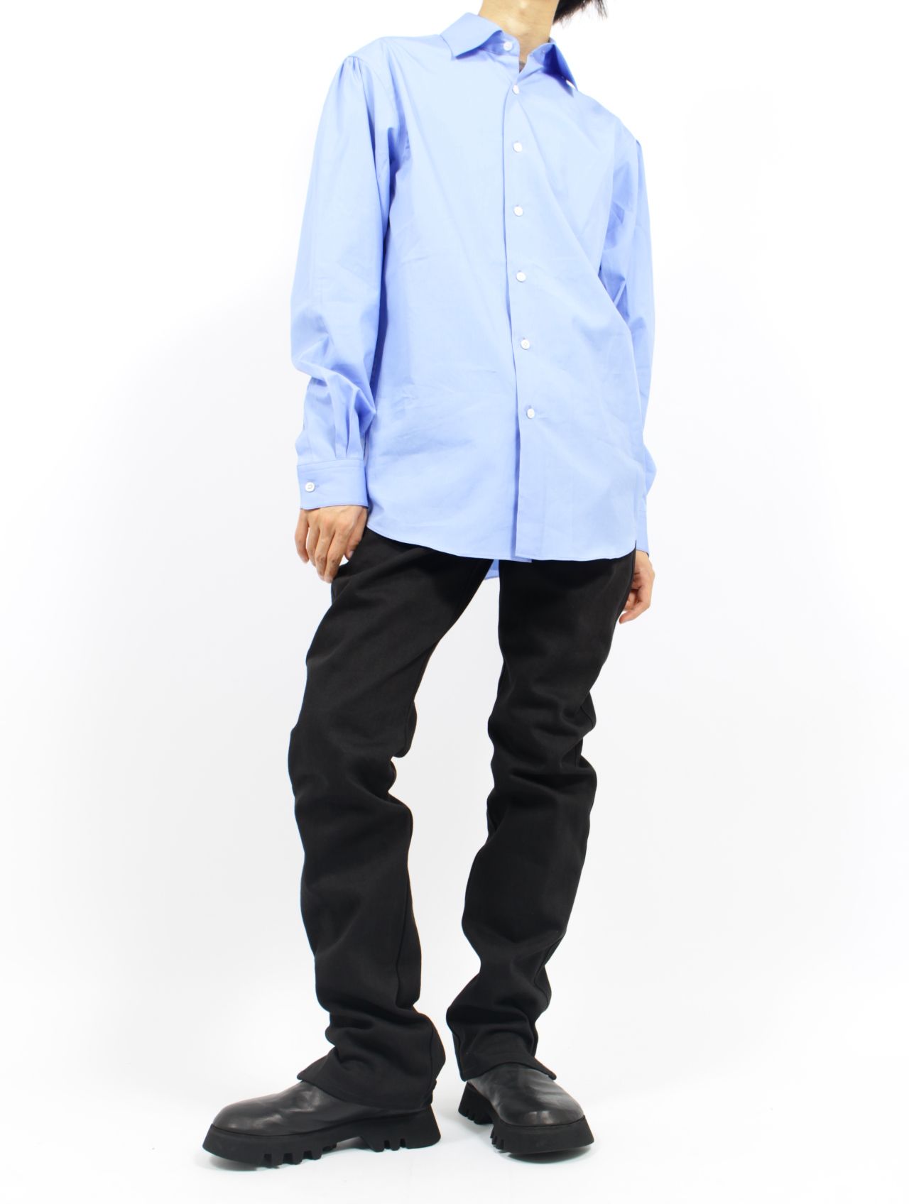 【25AW】マニカ カミーチャ ドレス シャツ 長袖 / MANICA CAMICIA DRESS SHIRT / サックス