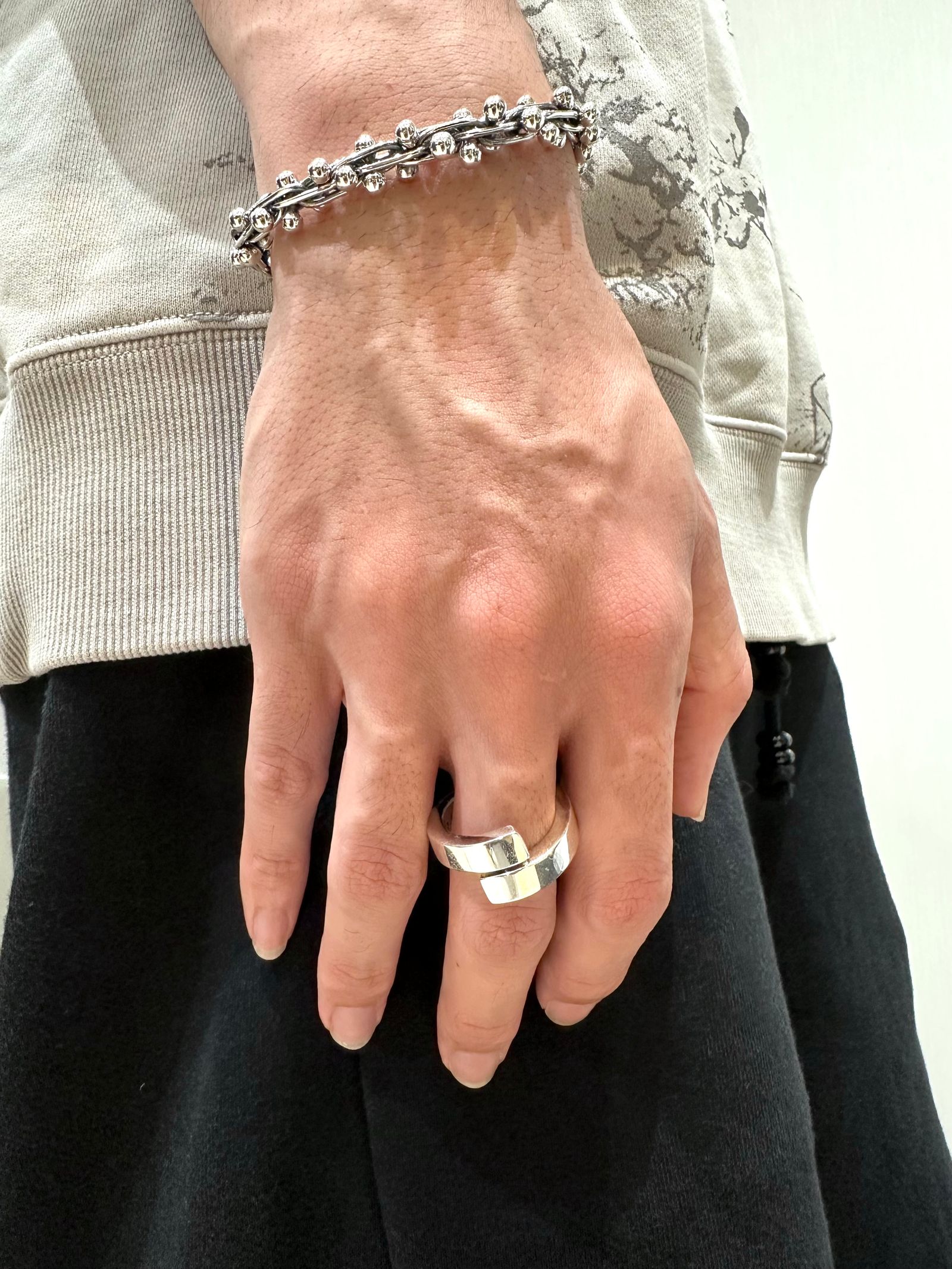 スクエア リング ワイド / SQUARE RING -WIDE- / シルバー