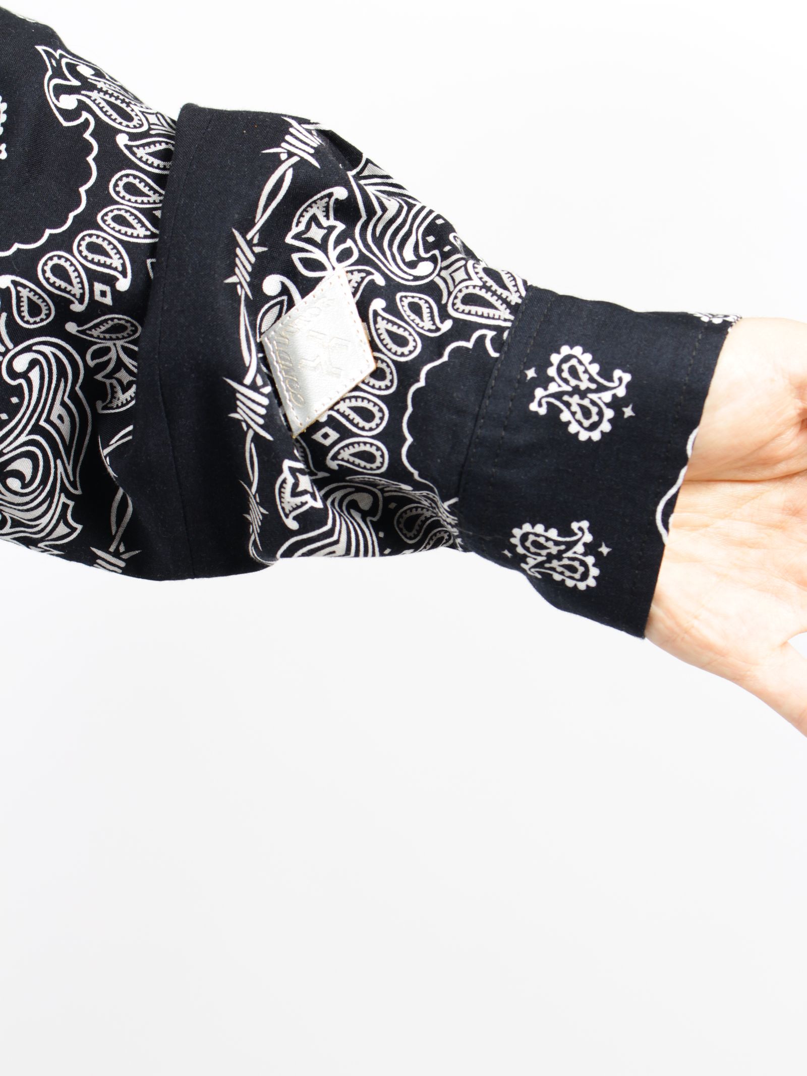 【26SS】コットン バンダナ シャツ ジャケット / COTTON BANDANA SHIRT JKT / ブラック