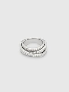【10周年限定モデル】 ジルコニア オーブ リング スリム(メンズサイズ) / ORB RING SLIM CLEAR WHITE / クリアホワイト