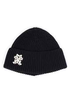 【26SS】カミヤ ロゴ ビーニー / "KMY"BEANIE / ブラック