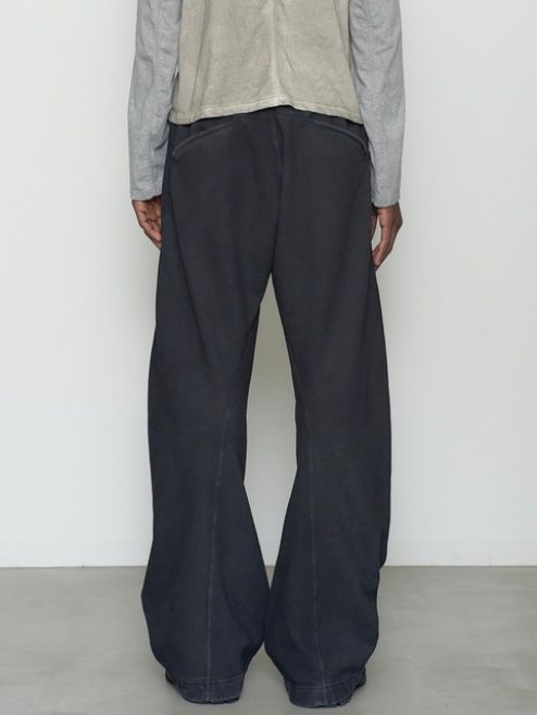 【26AW】 3D ツイステッド ラウンジ パンツ スウェット パンツ / 3D TWISTED LOUNGE PANTS / FADED BLACK(ブラック)