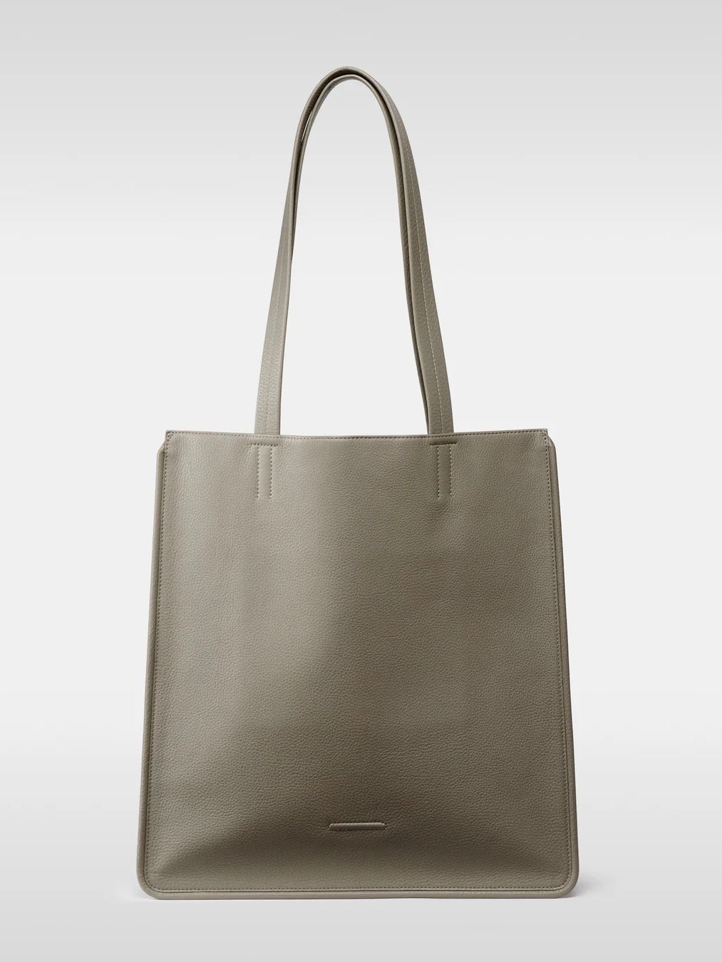 objcts.io - フラット レザー トートバッグ / FLAT LEATHER TOTE
