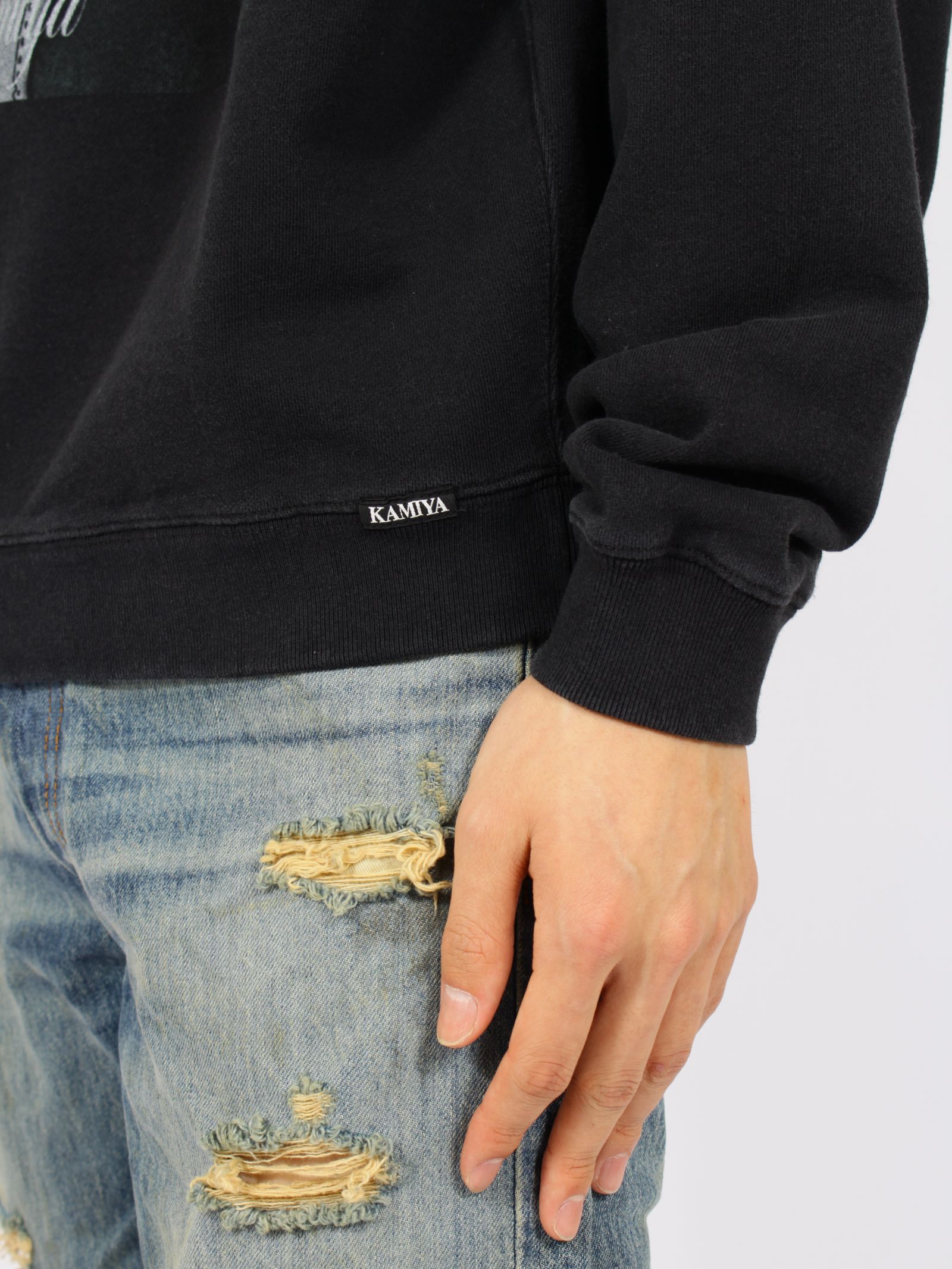 【26AW】 ベティ ブープ スウェット 長袖 カットソー / BETTY BOOP SWEAT T/C / ブラック