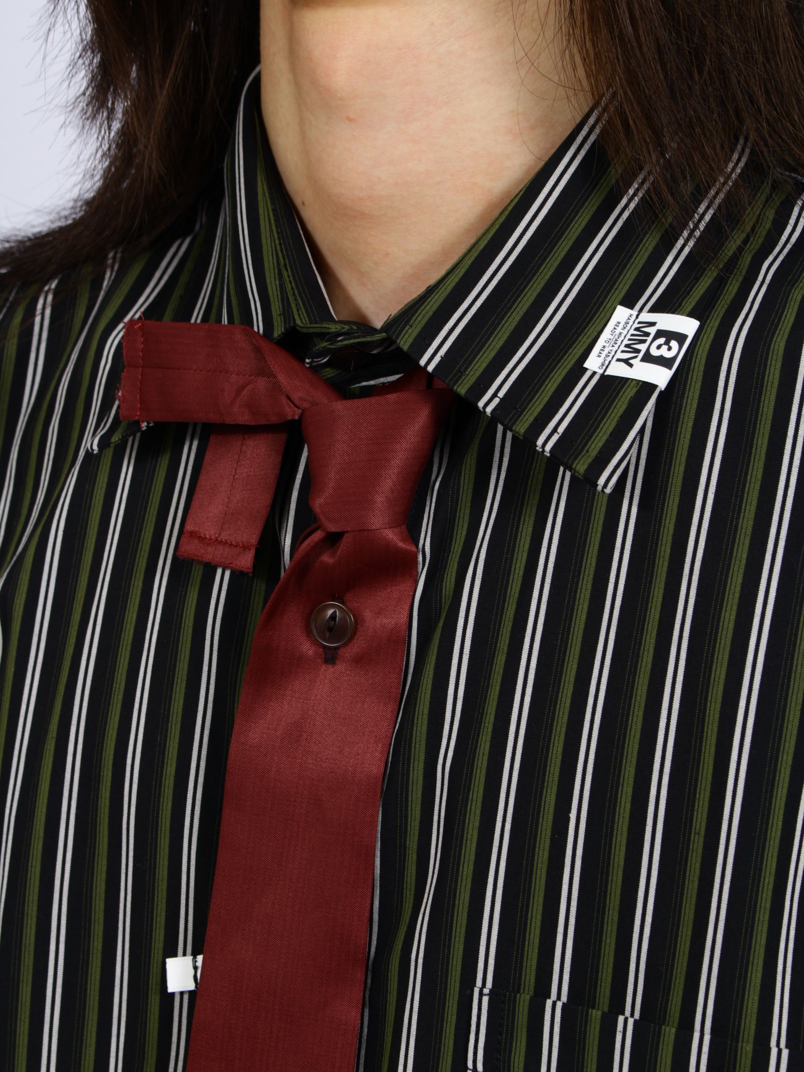 【26AW】 アタッチド タイ ロングスリーブ シャツ / ATTACHED TIE L/S SHIRTS / ブラック