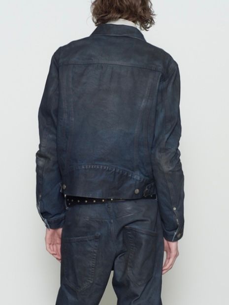 【26AW】デニム トラッカー ジャケット コーティング デニムジャケット / DENIM TRUCKER JACKET / LUSTER COATED INDIGO(インディゴ)