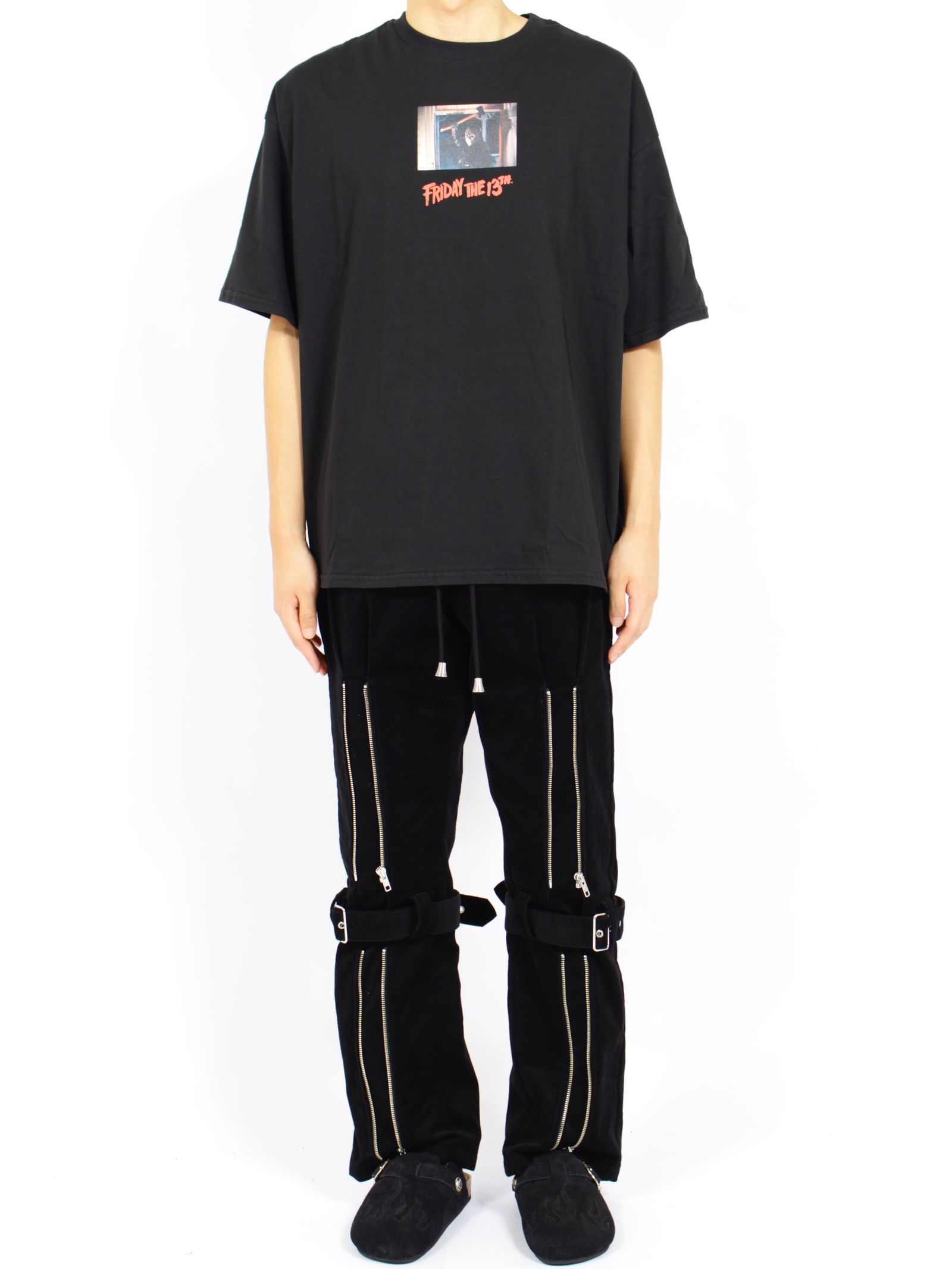 【13日の金曜日コラボ】ムービー シーン Tシャツ / x FRIDAY THE 13TH MOVIE SCENE T-SHIRT / ブラック