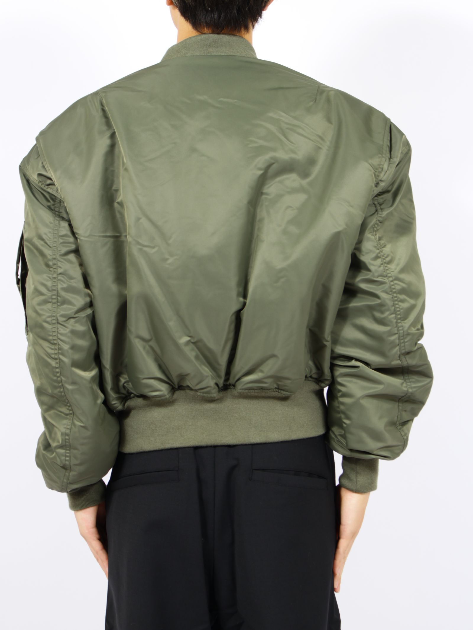 クロップド ブロード ボンバー / CROPPED BROAD BOMBER / KHAKI(カーキ)