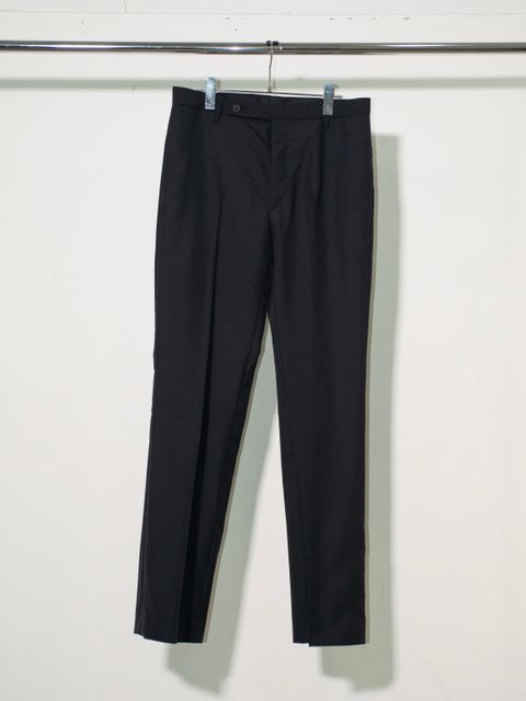 【26SS】リニア トラウザー スラックス パンツ / LINEAR TROUSER / ブラック
