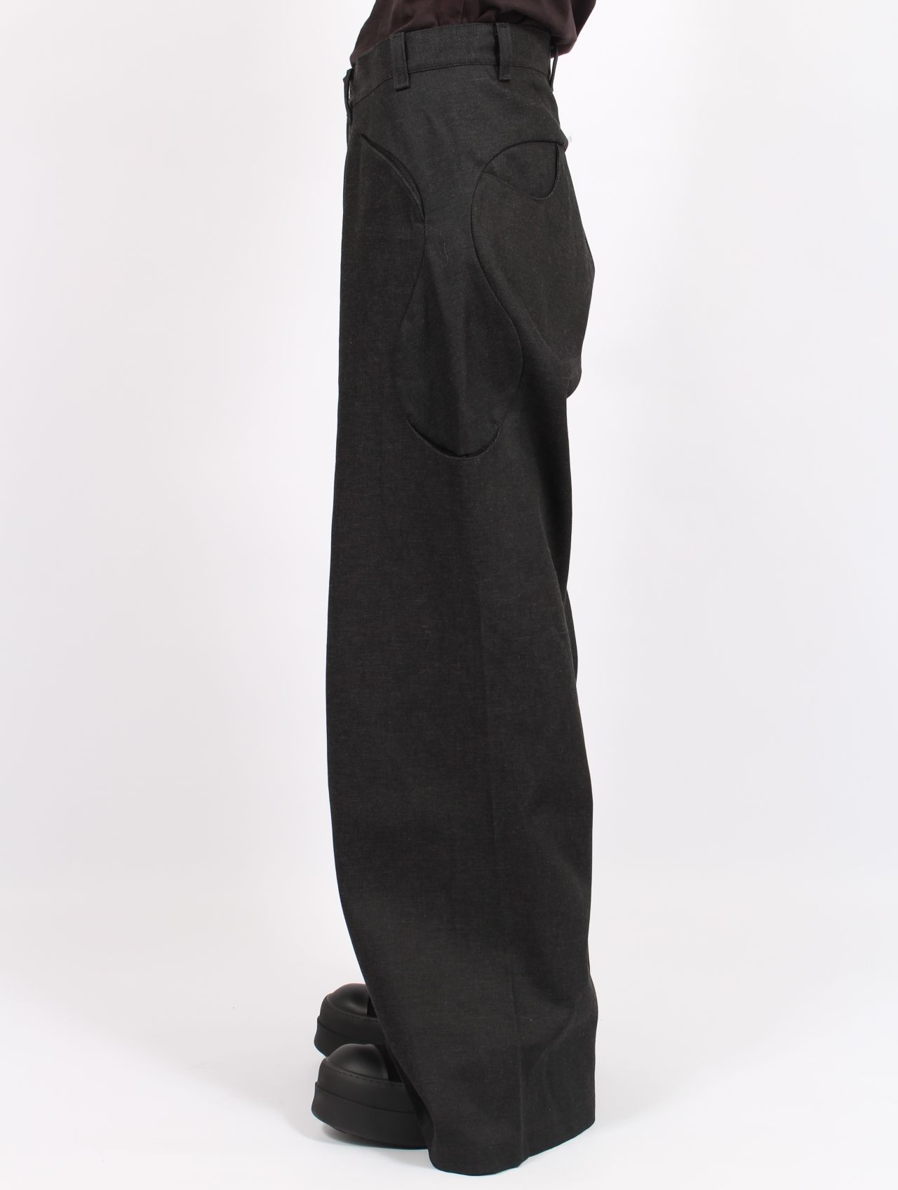 【25AW】6ポケット デニム トラウザーズ / 6 POCKET SUB ONG DENIM TROUSERS / ブラックグレー