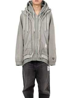 【25AW】トリプル レイヤード パーカー / TRIPLE LAYERED PARKA / グレー