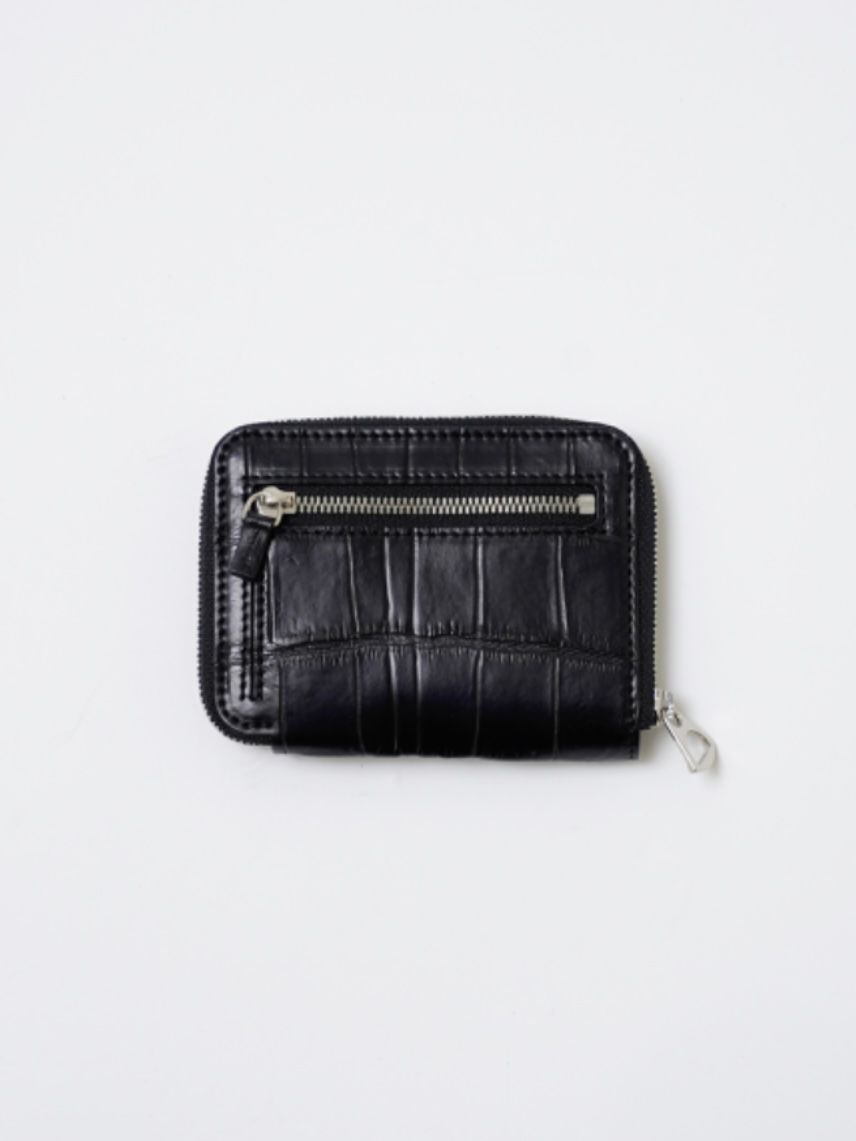 クリスティー スリム コンパクト ウォレット / CRISTY SLIM COMPACT WLT / CROCO / ブラック