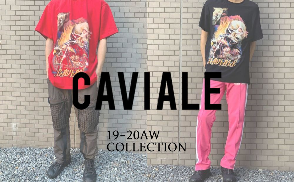 【CAVIALE】 力強いグラフィックが映えるカットソー