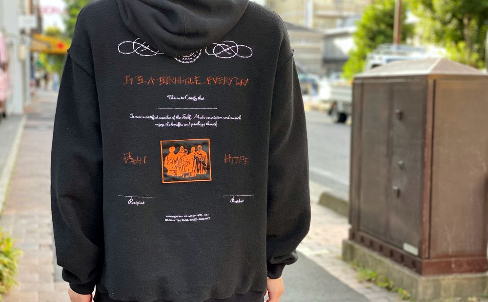 【SELF MADE】 19-20AW 素材感で”魅せる”お洒落パーカー