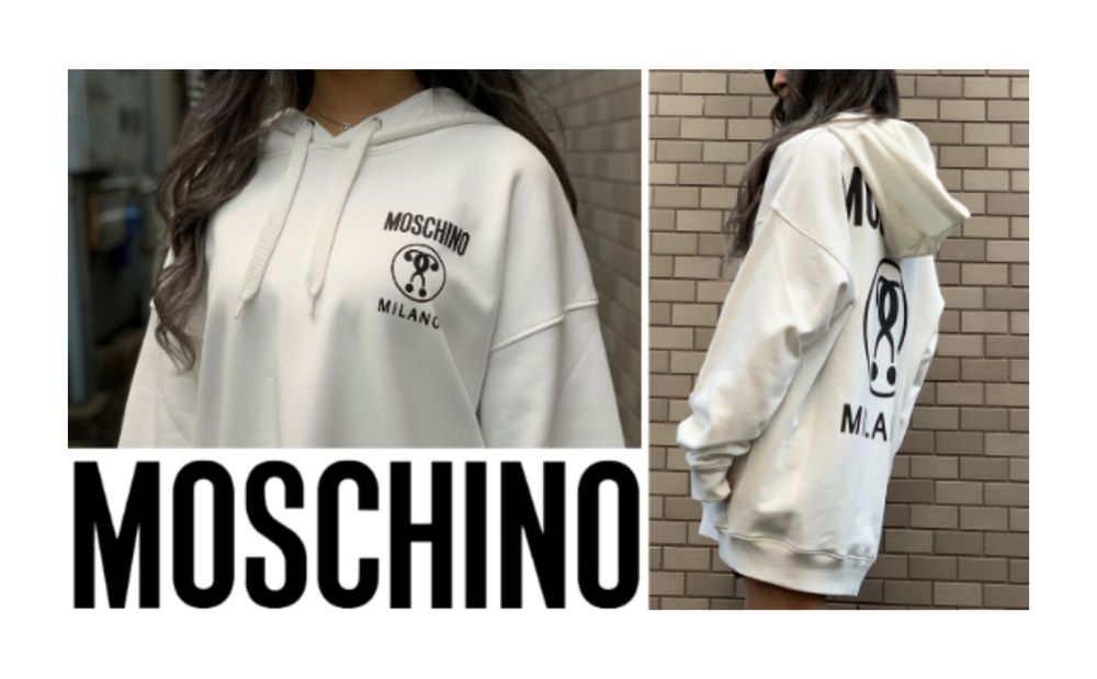 高級感のある【MOSCHINO】定番ロゴパーカー