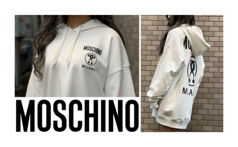 高級感のある【MOSCHINO】定番ロゴパーカー