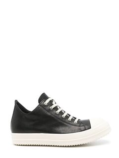 【25SS】ゴート レザー ローカット スニーカー / LOW SNEAKS / ブラック×ミルク