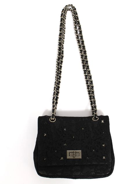 【25AW】エモーショナル ワールド コラボレーション スモール チェーン バッグ  /x EMOTIONAL WORLD SMALL CHAIN BAG / ブラック