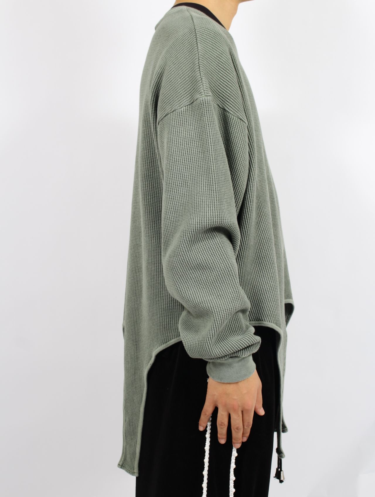 el conductorH 【25SS】 ワッフルテール ロングスリーブ el conductorH - 【25SS】ワッフル テール ロングスリーブ