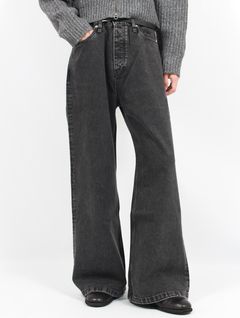 【25AW】スキッド ジーンズ デニム パンツ / SKID JEANS / CHIPPED BLACK(ブラック)