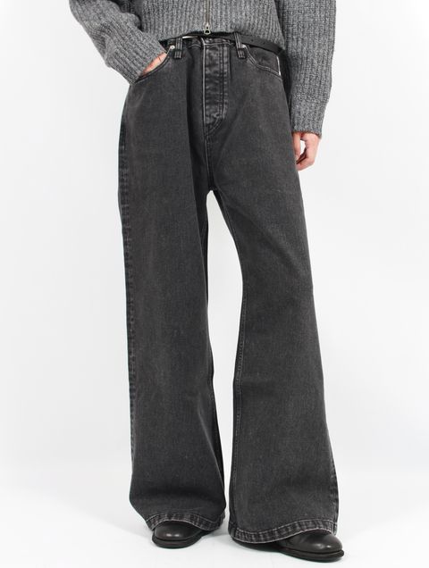 【25AW】スキッド ジーンズ デニム パンツ / SKID JEANS / CHIPPED BLACK(ブラック)