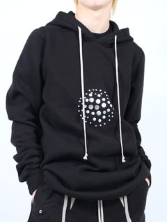 【24AW】スタッズ フーディー / HOODIE / ブラック