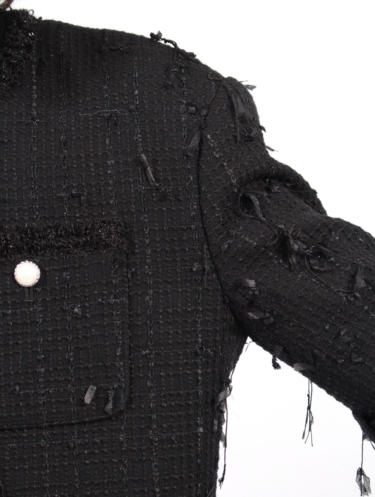 el conductorH - 【25AW】ミックス リボン ツイード ノーカラー