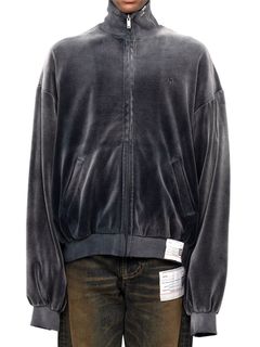 【24AW】サンフェーデッド ベロア ジャケット / SUN FADED VELOUR JKT / ブラック